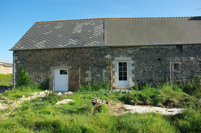 l'arrière